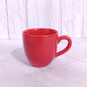 Hand Crafted Blood Red Tea Cup For Drinking