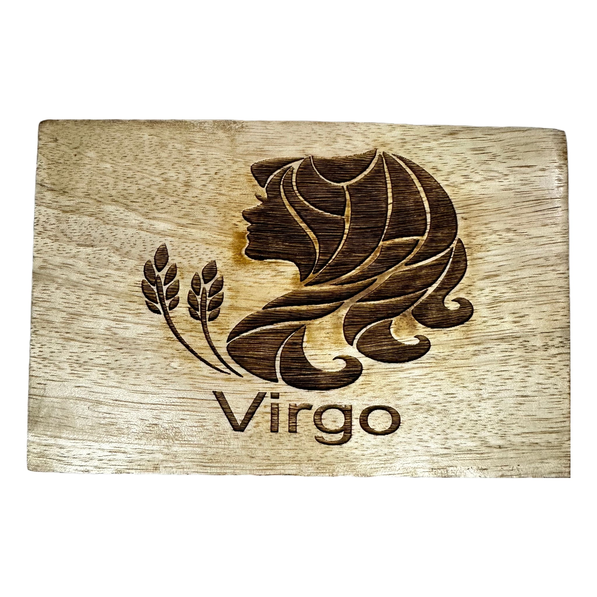 Virgo - Laser Etched Rectangular Box