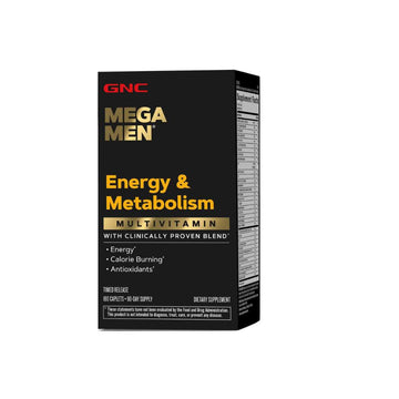 GNC Mega Men Energy & Metabolism Multivitamin 180 Count