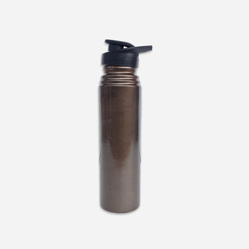 Pure Copper Wide Mouth Water Bottle With Sipper Lid 1000 Ml