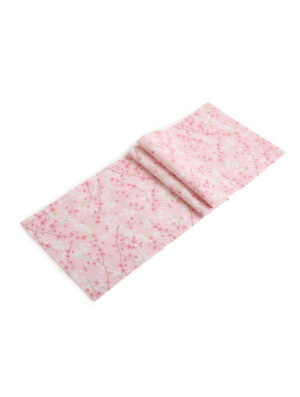 Beautiful Flower Pattern Reversible Table Runner In Cotton