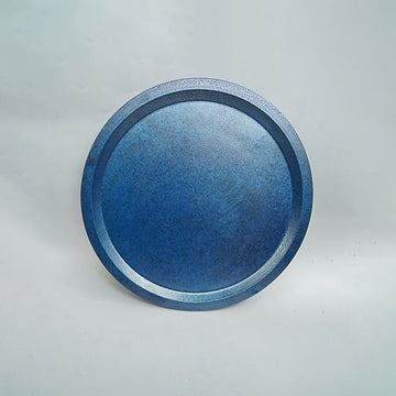 Round Blue Charger Plate