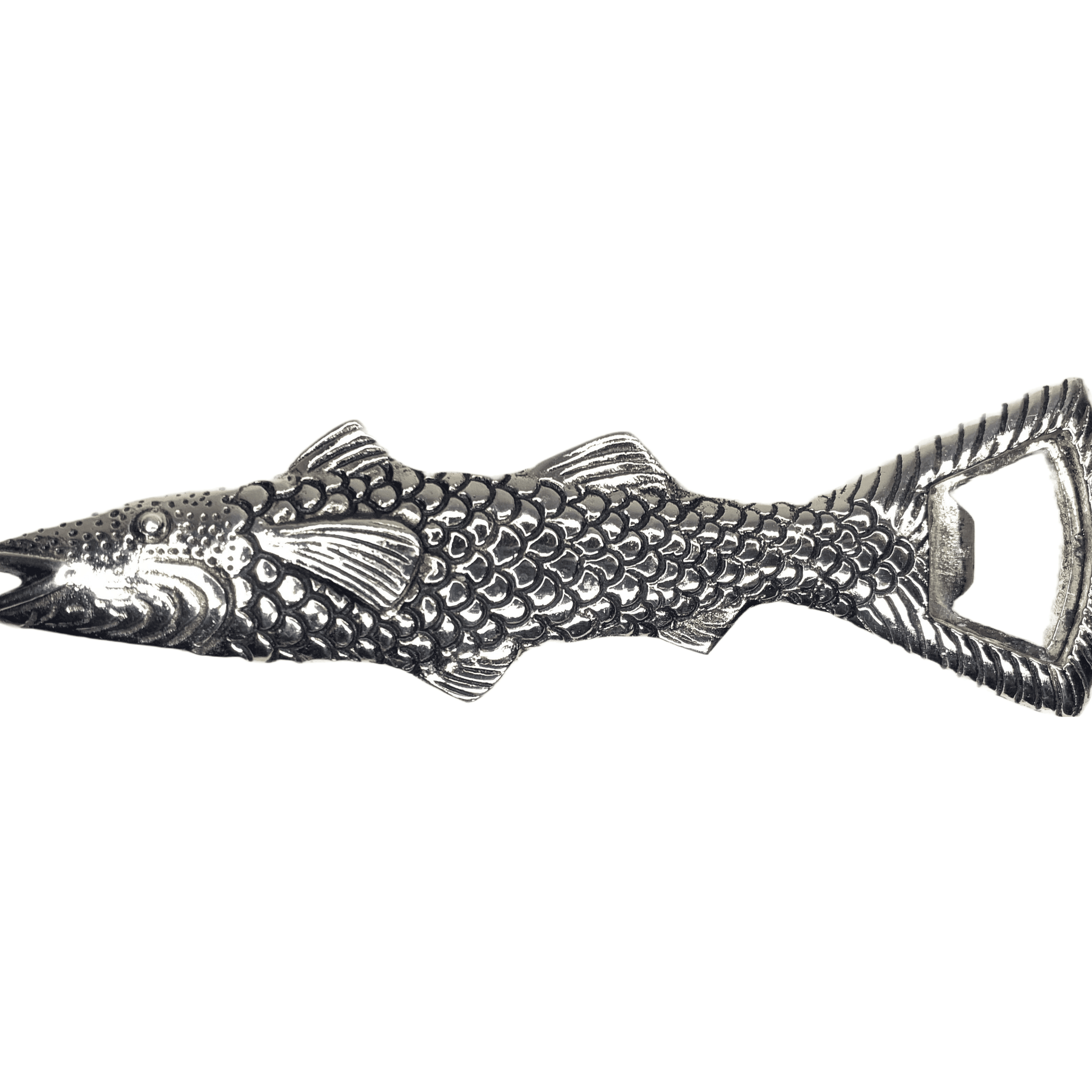 Handmade Recycled Aluminum Fish Bottle Opener