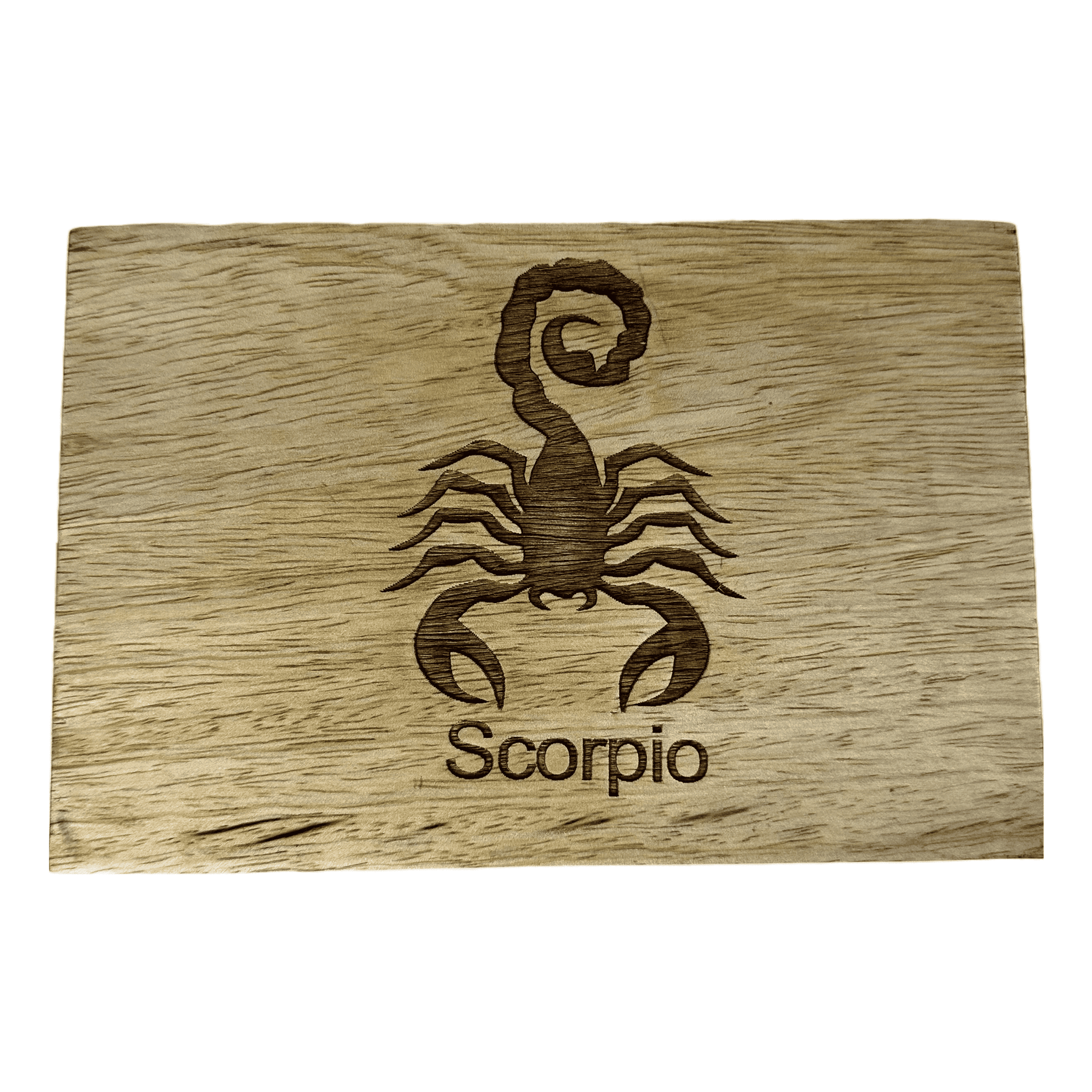 Scorpio - Laser Etched Rectangular Box