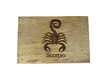 Scorpio - Laser Etched Rectangular Box