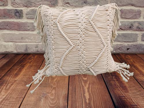 Bohemian Off-white Cushion Cover