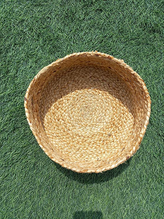 Round Small Storage Jute Basket