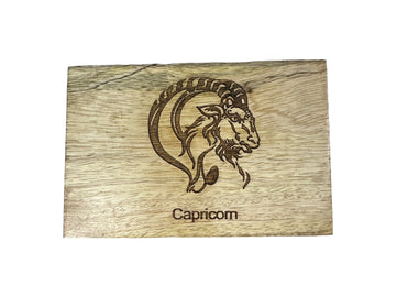 Capricorn - Laser Etched Rectangular Box