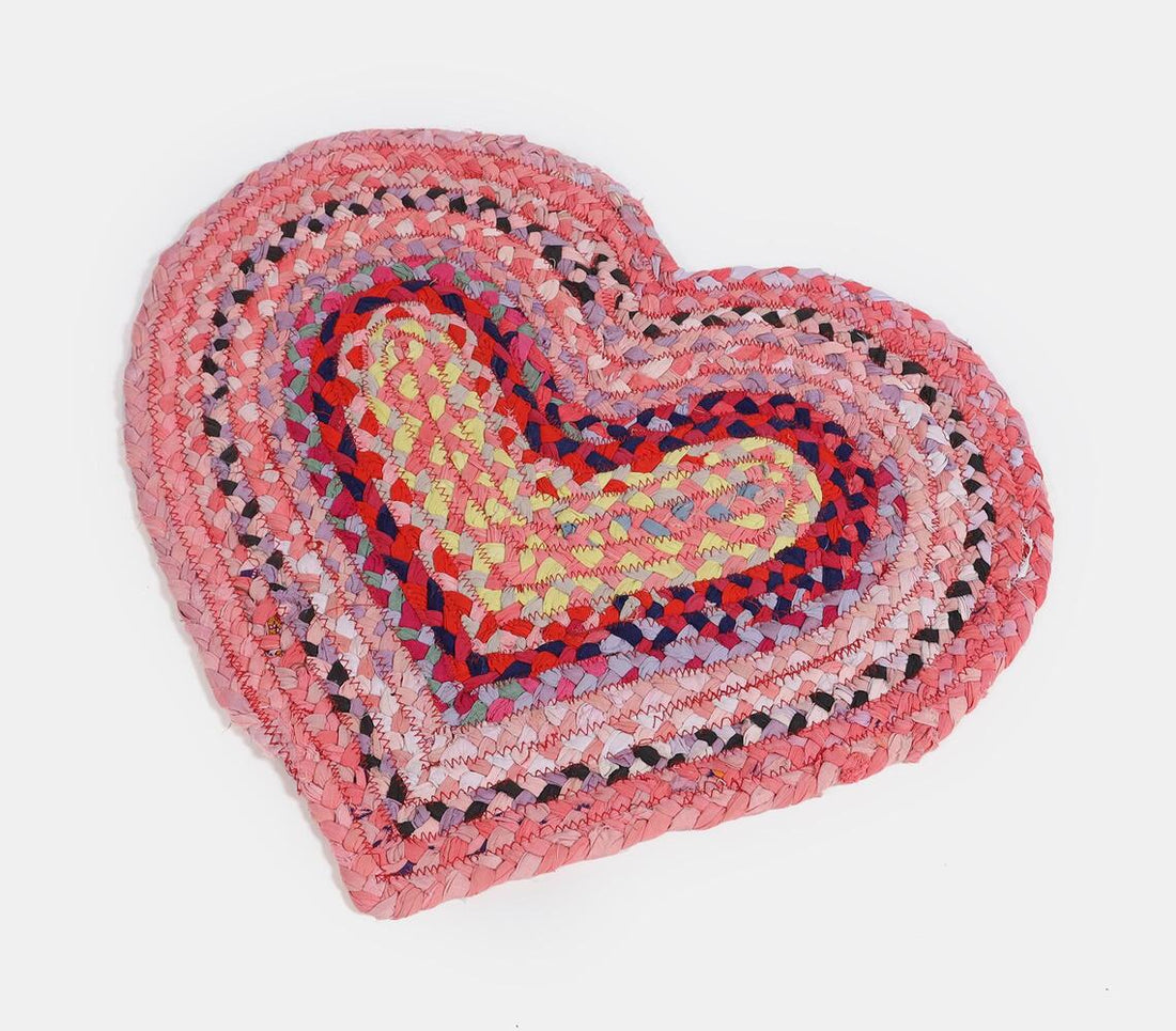 Pink Heart Door Mat