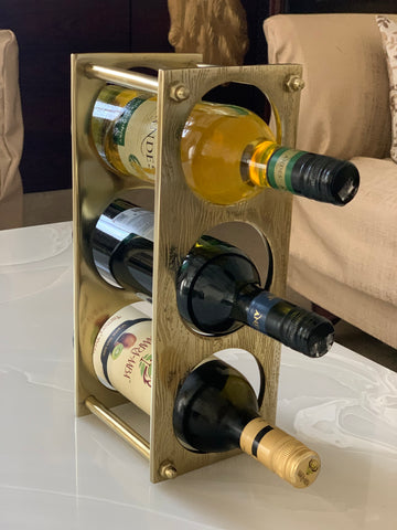 Wine Rack - Gold