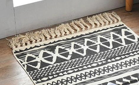 Monochrome Pattern Door Mat