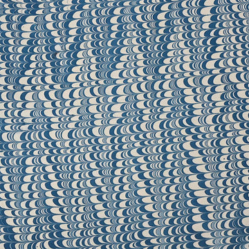 Hand Marbled Recycled Cotton Paper Peach