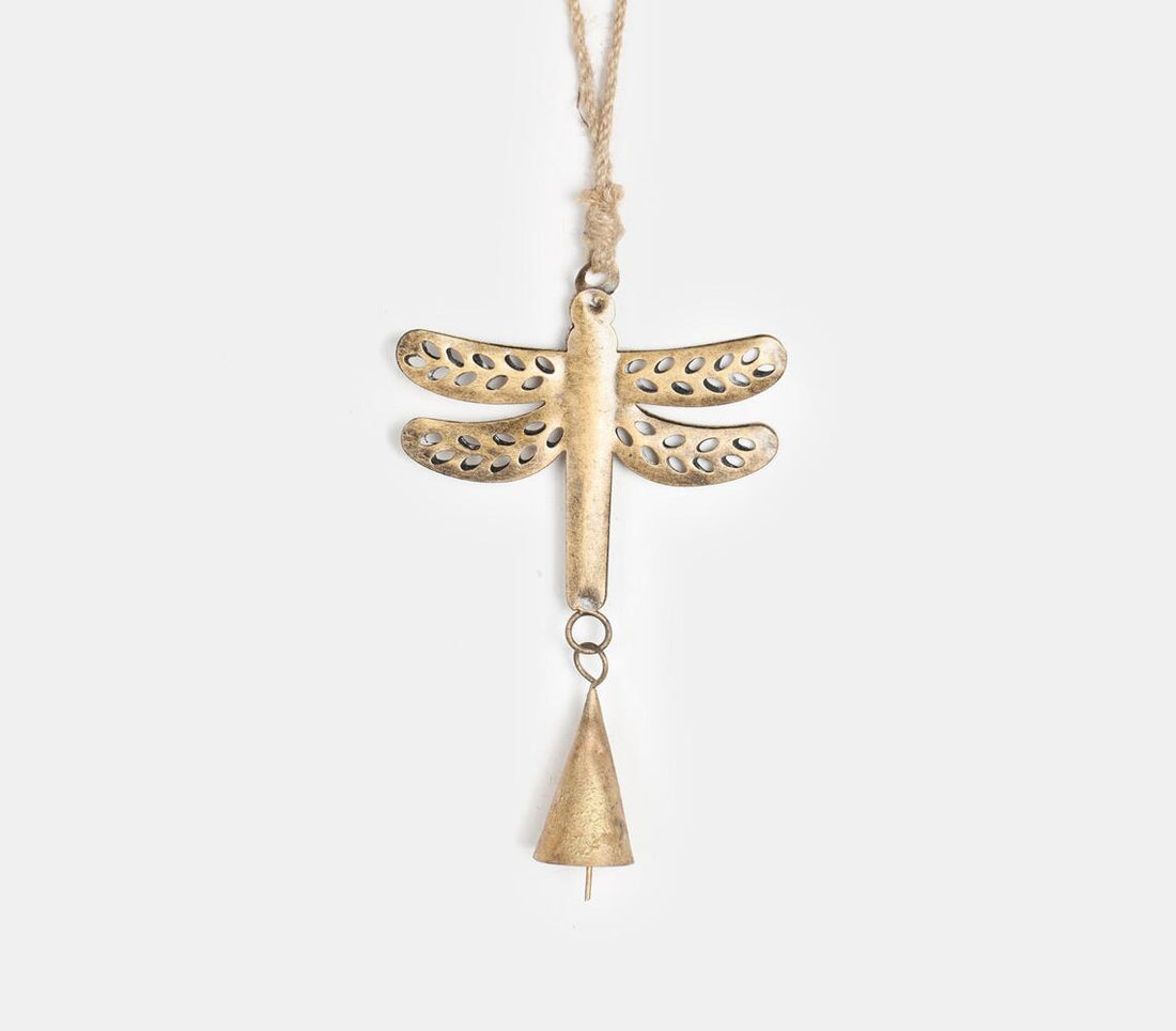 Handmade Wrought Iron Hanging Dragon Fly