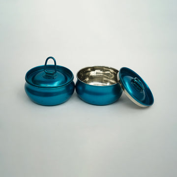 Little Blue Pots (set Of 2)