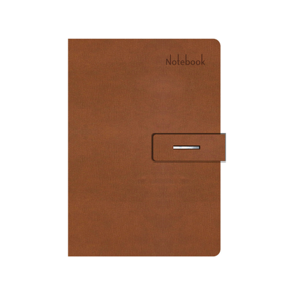 A5 Soft Cover Pu Notebook With Metal Loop Closure