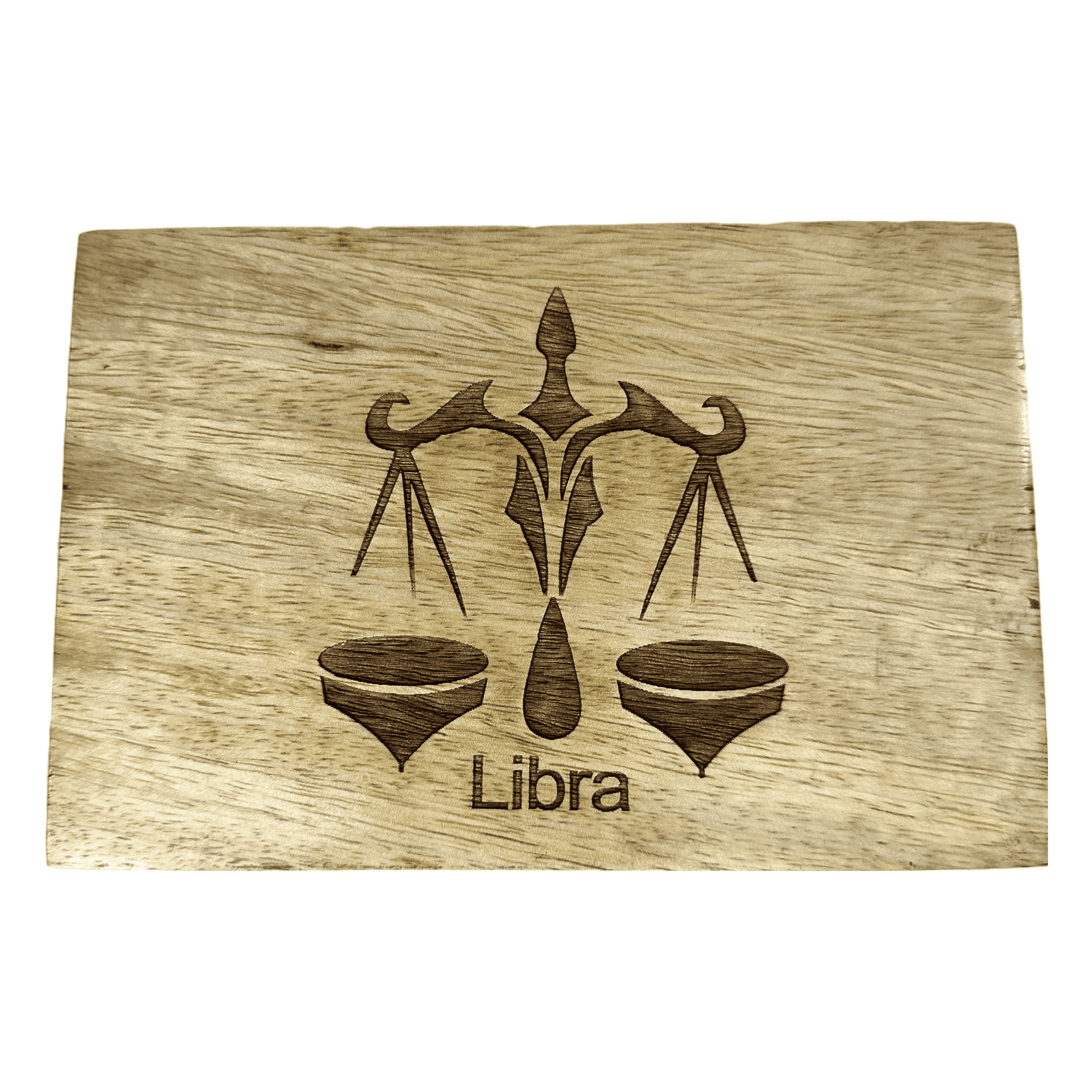 Libra - Laser Etched Rectangular Box