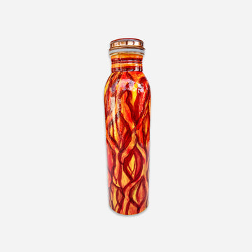 Copper Root Theme Hand Painted Bottle 950 Ml