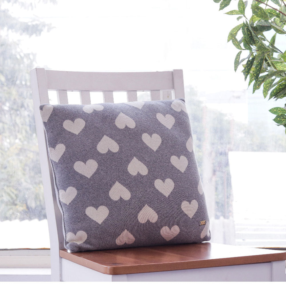 All Over Hearts Cushion Cover