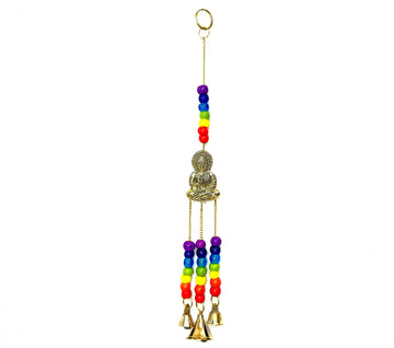 Buddha Bell Chime With 7 Chakra Glass Beads