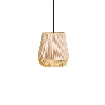 Weaves Conical Lamp - Pink