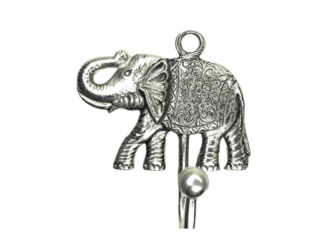 Handmade Recycled Aluminium Coat Hook- Elephant