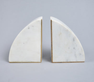 Marble bookends