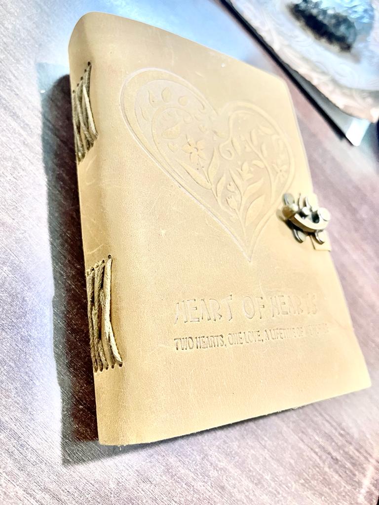 Handmade Embossed Leather Journal