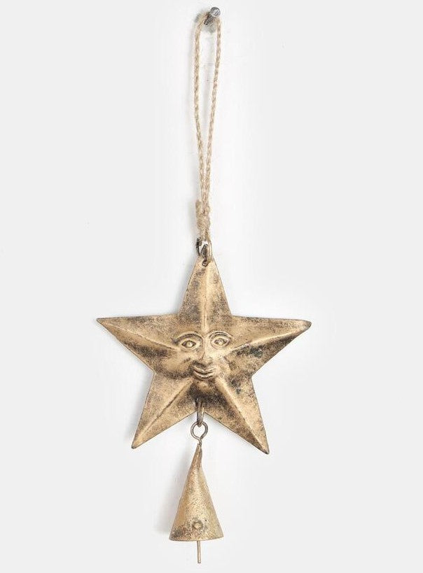 Handmade Hanging Smiling Star