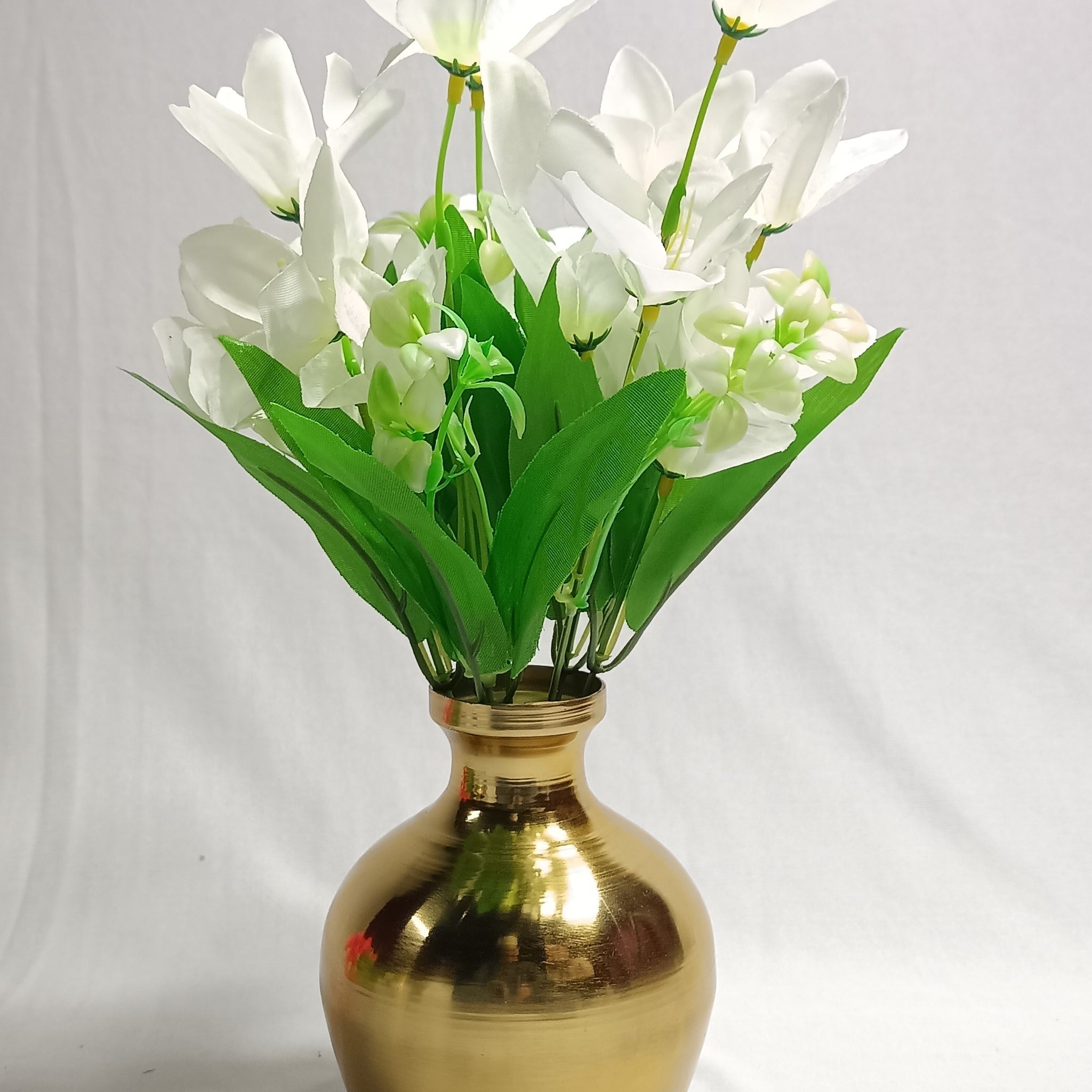 Golden Dry Flower Vase