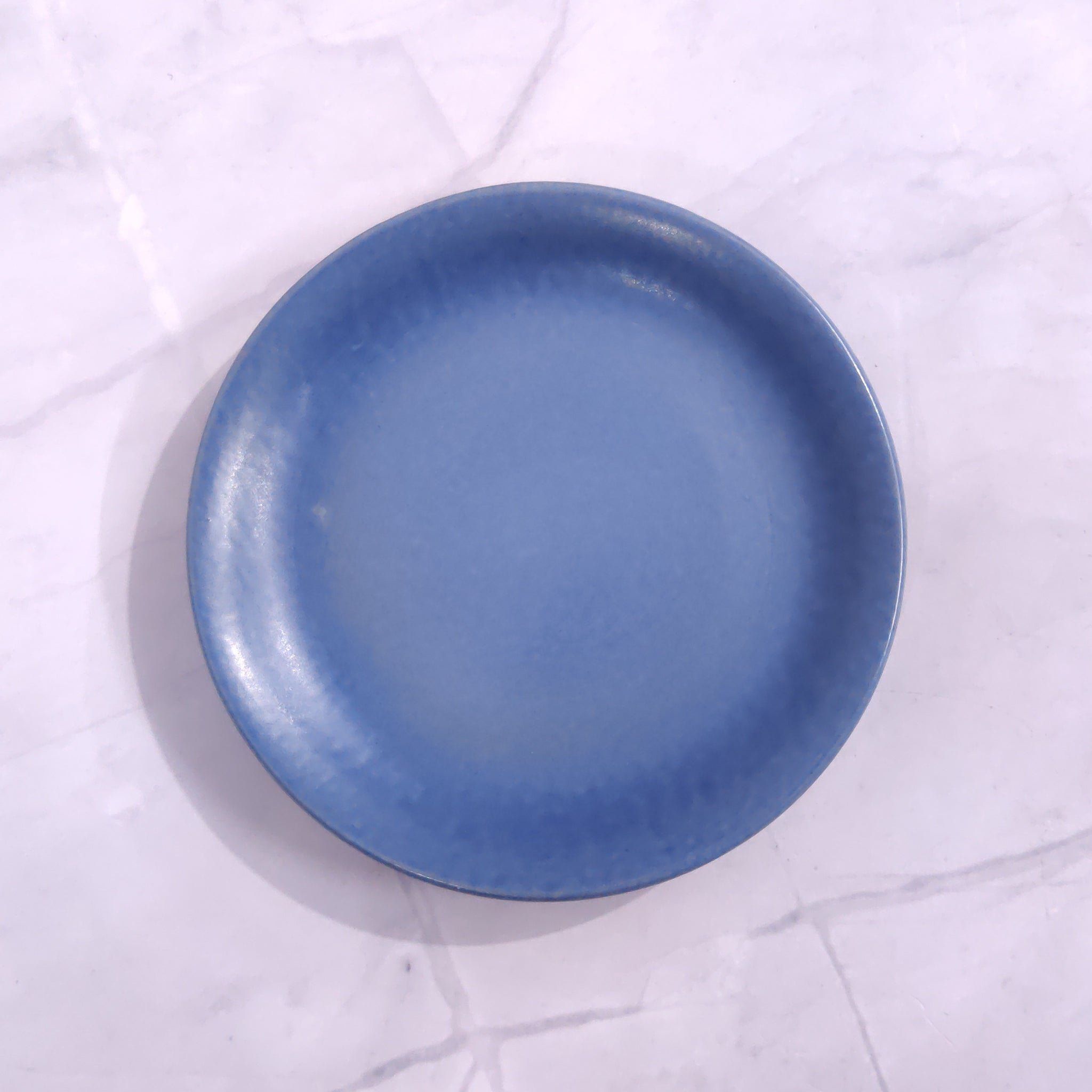 Blue Ceramic Saucer Plate