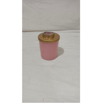 Decorative Glass Candle Holder With Lid