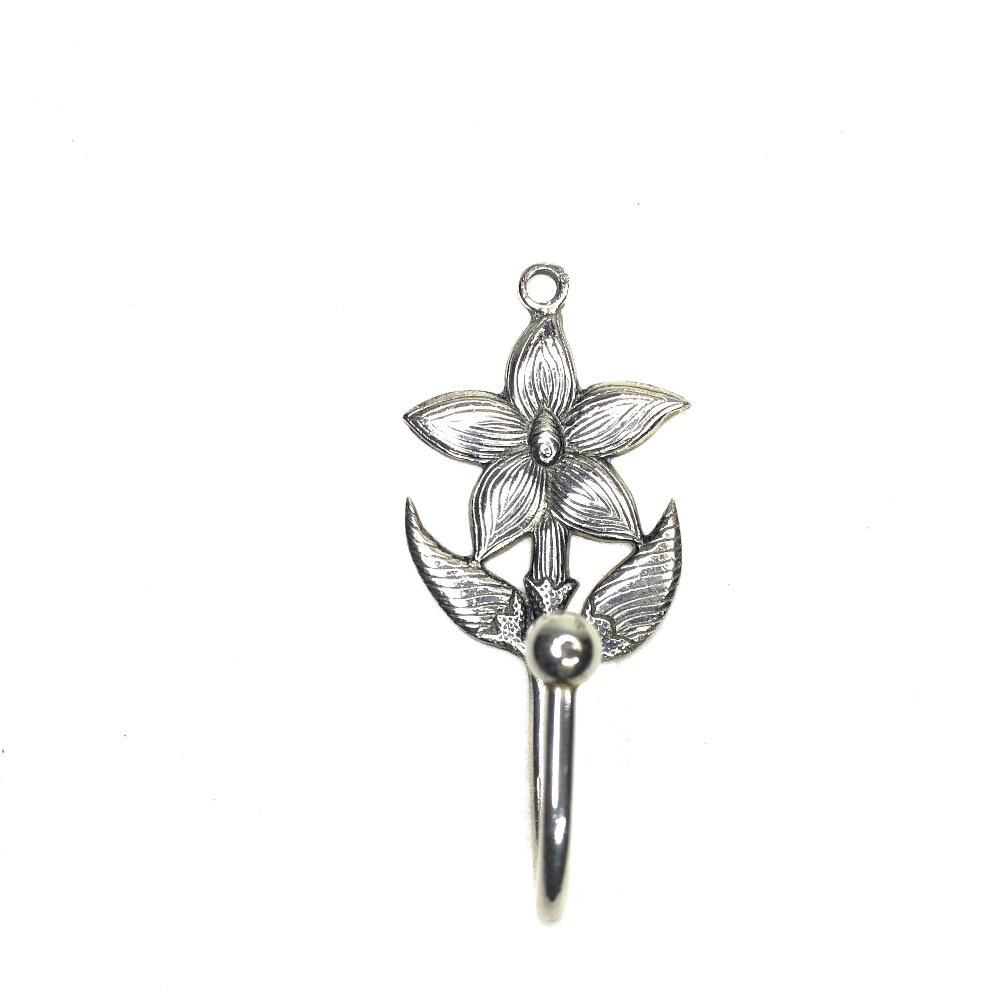 Handmade Recycled Aluminium Coat Hook- Flower