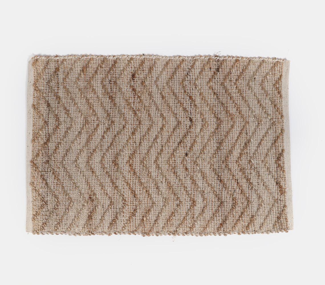 Handwoven Jute And Cotton Yarn Rug