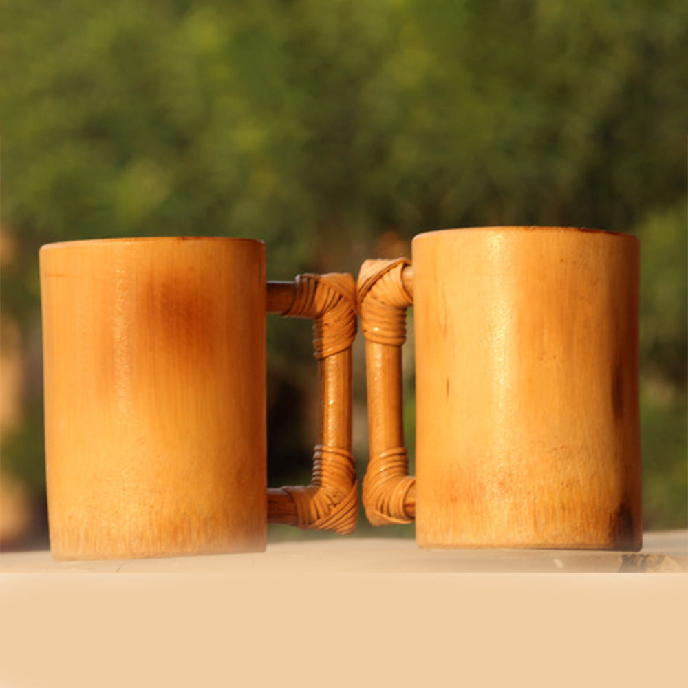 Bamboo Coffee Mug - Set Of 2