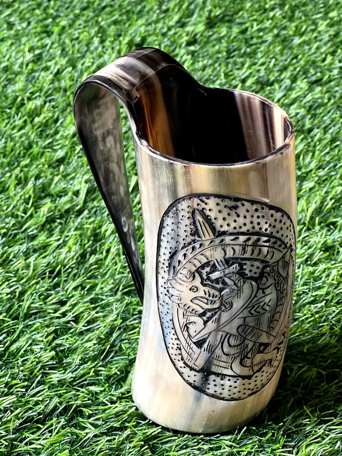 Dragon Warrior Horn Mug