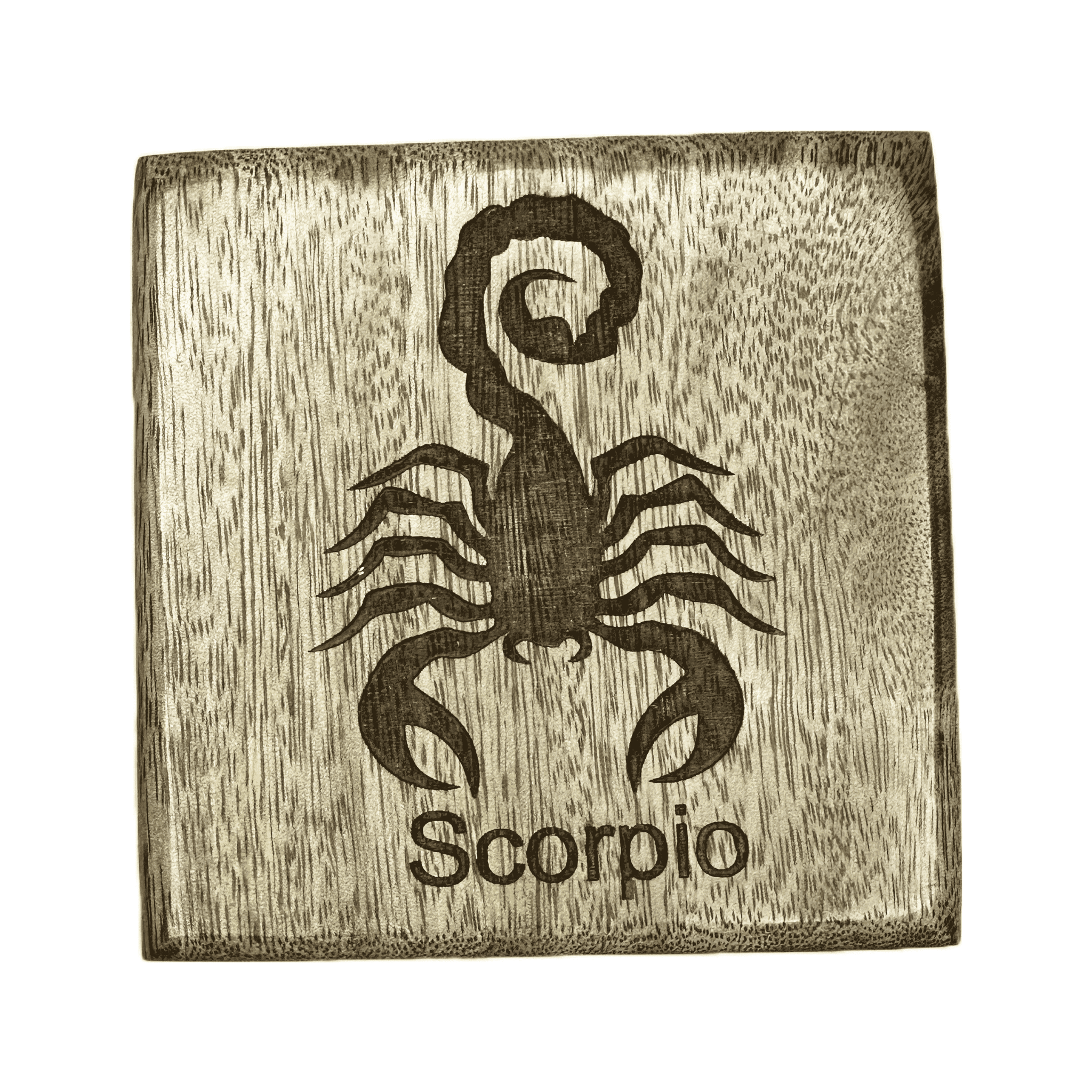 Scorpio - Laser Etched Square Box