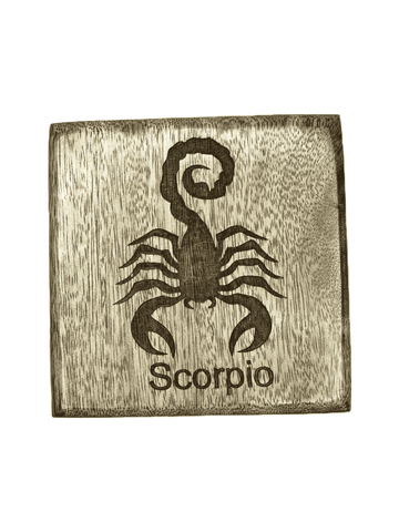 Scorpio - Laser Etched Square Box