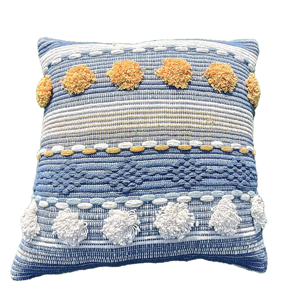 Boho Woven Cotton Cushion