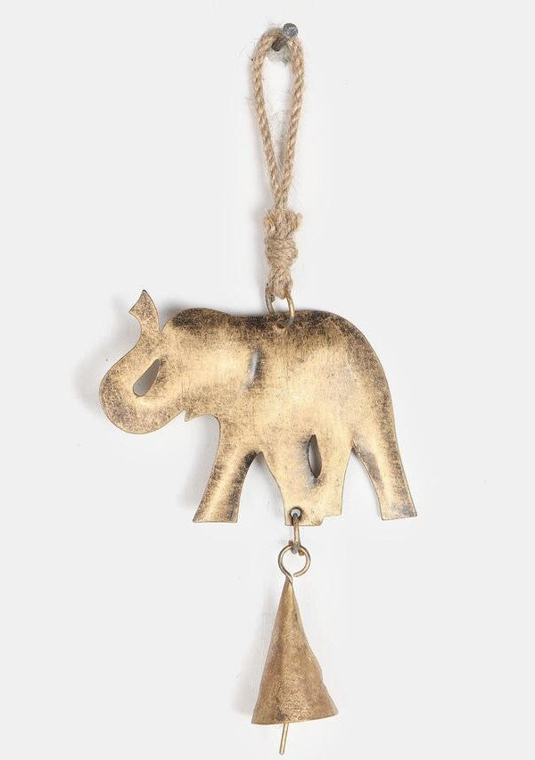 Handmade Wrought Iron Hanging Elephant