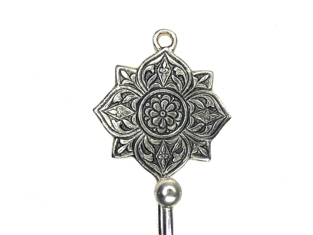 Handmade Recycled Aluminium Hook - Floral