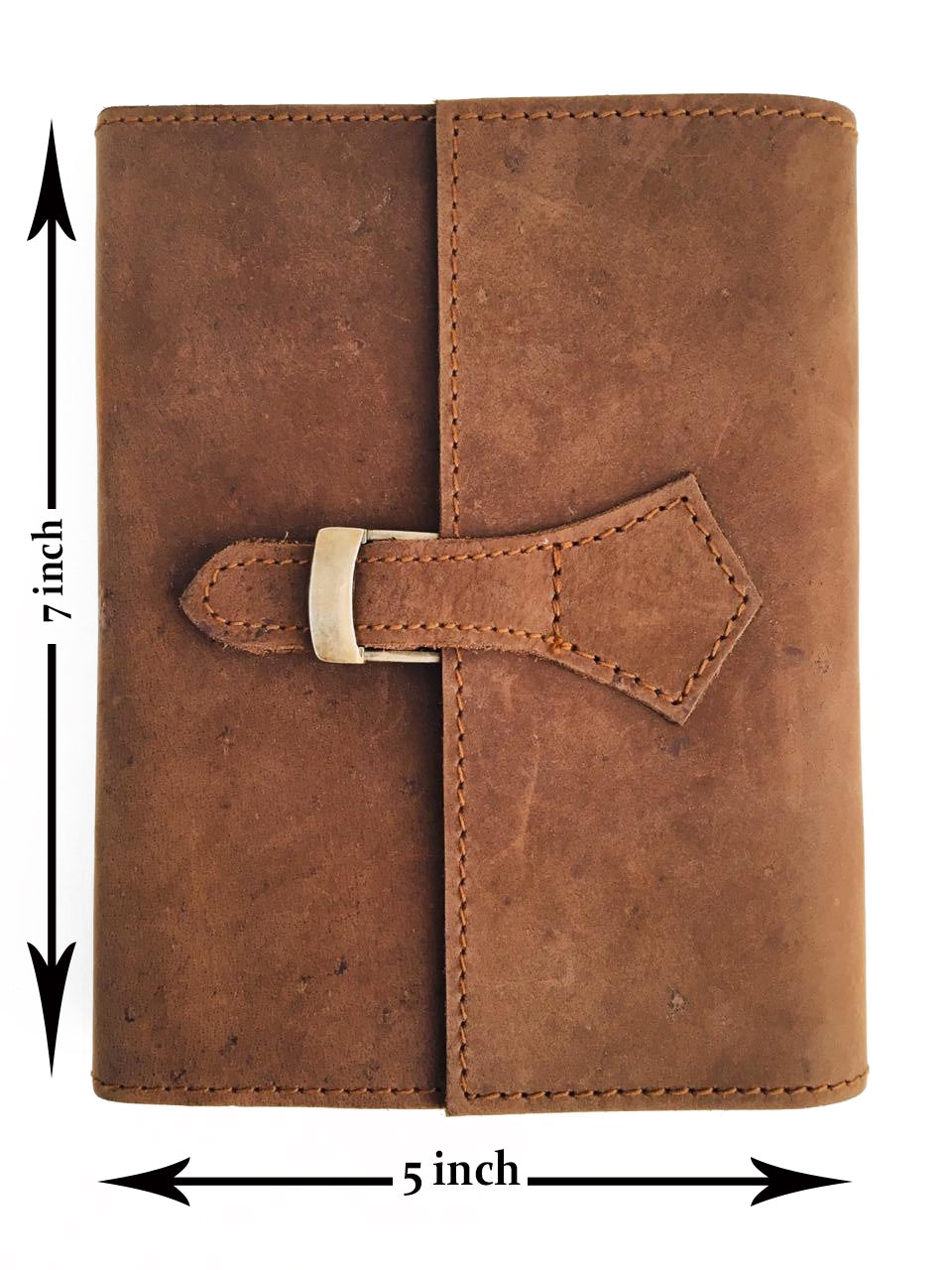 Vintage Leather Journal With Belt Closure