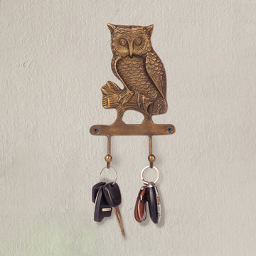 Key Holder Owl Double Hook