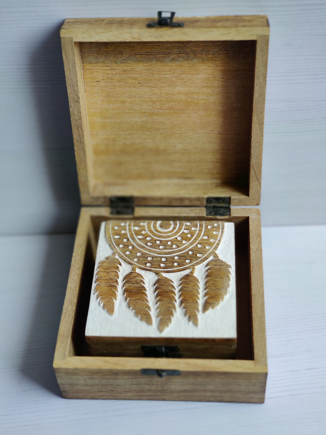 Dream Catcher Wooden Box- Medium