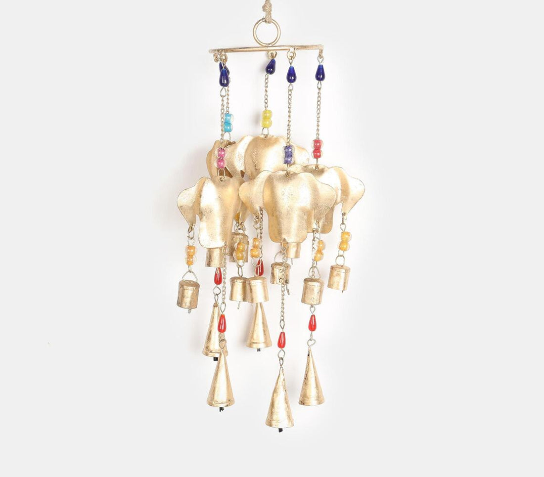 Elephant Face Wind Chime