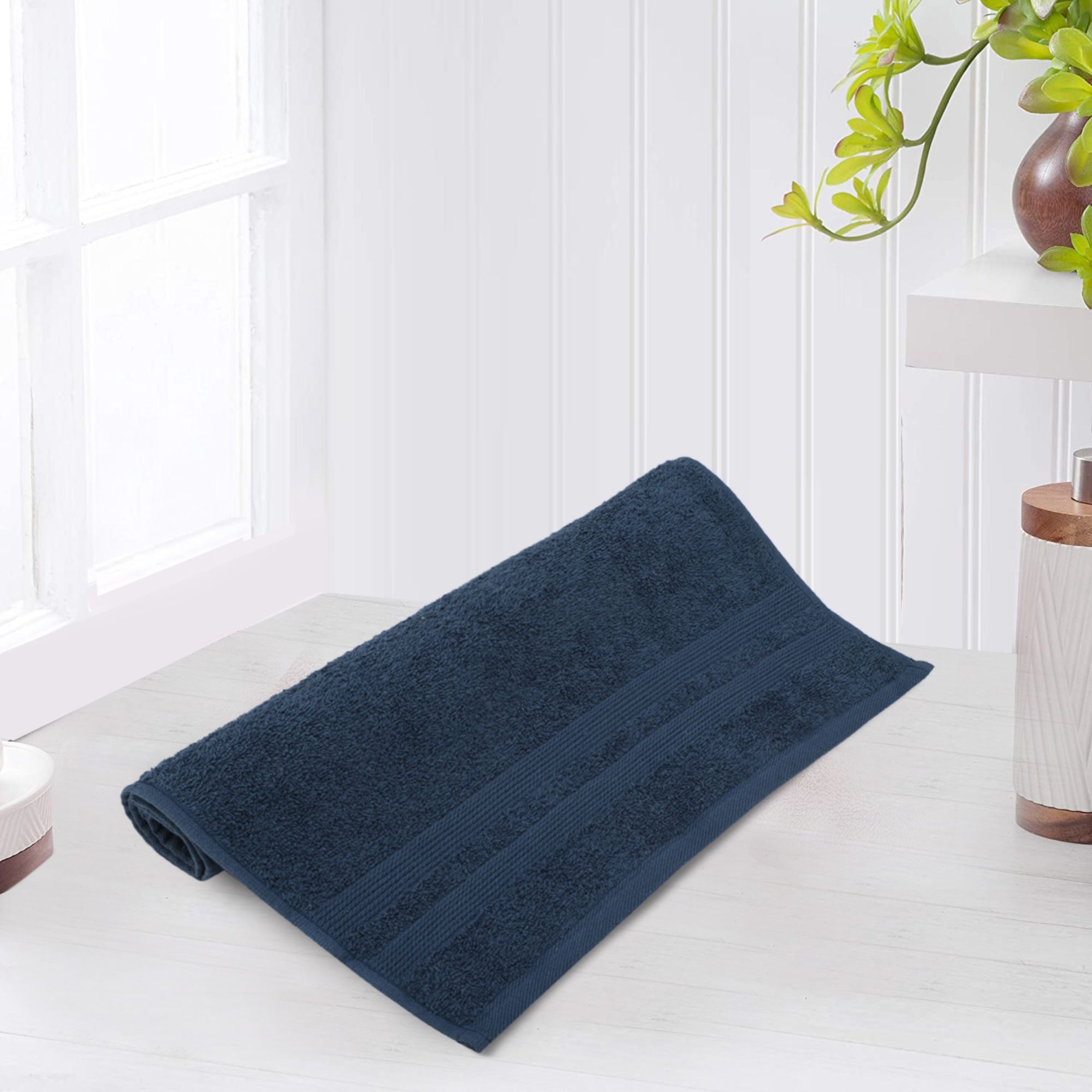 Lush & Beyond 500 GSM Hand Towel (Navy Blue)