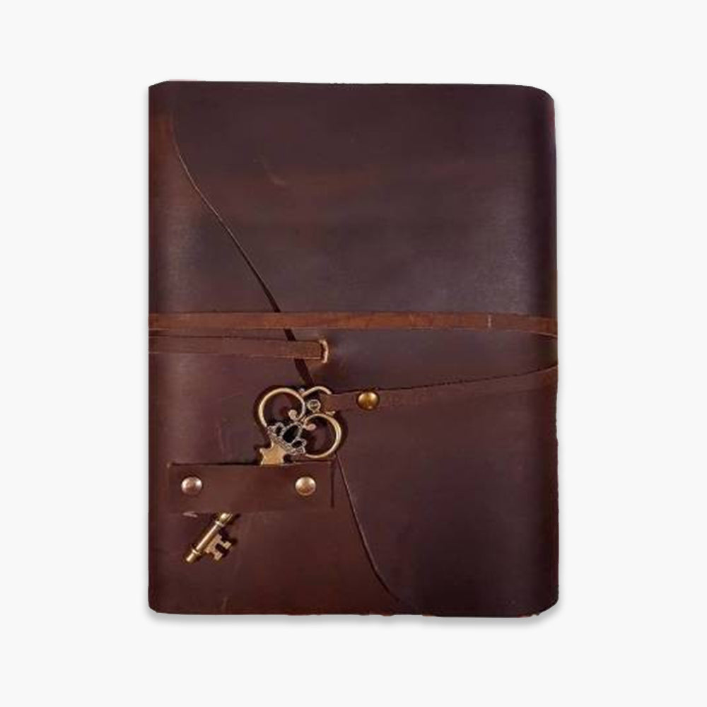 Handmade Leather Journal With Flap String Closure