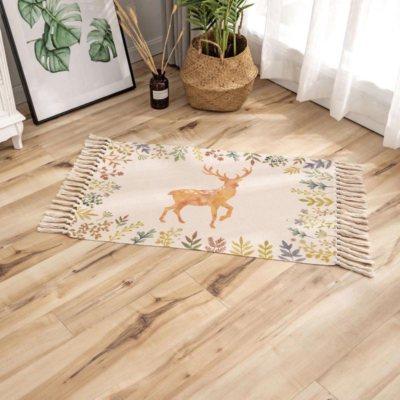 Deer Print Door Mat