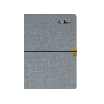 A5 Hard Cover Pu Notebook With Metal Fitting