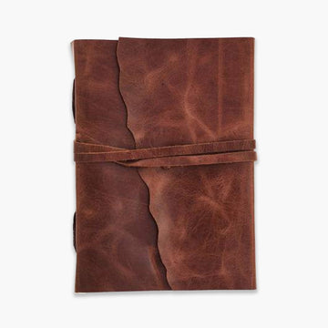 Leather Journal With Flap Closure