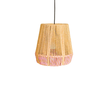 Weaves Conical Lamp - Gold